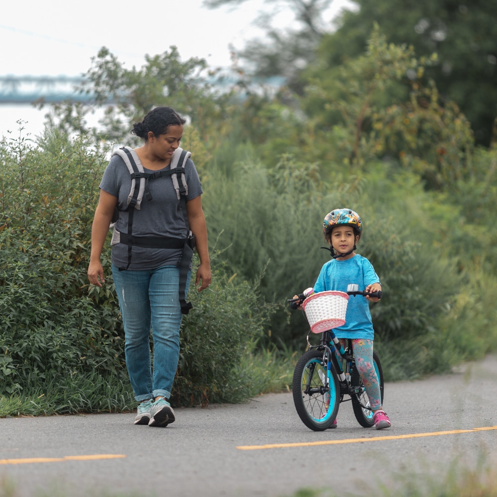 Family Walking Philly