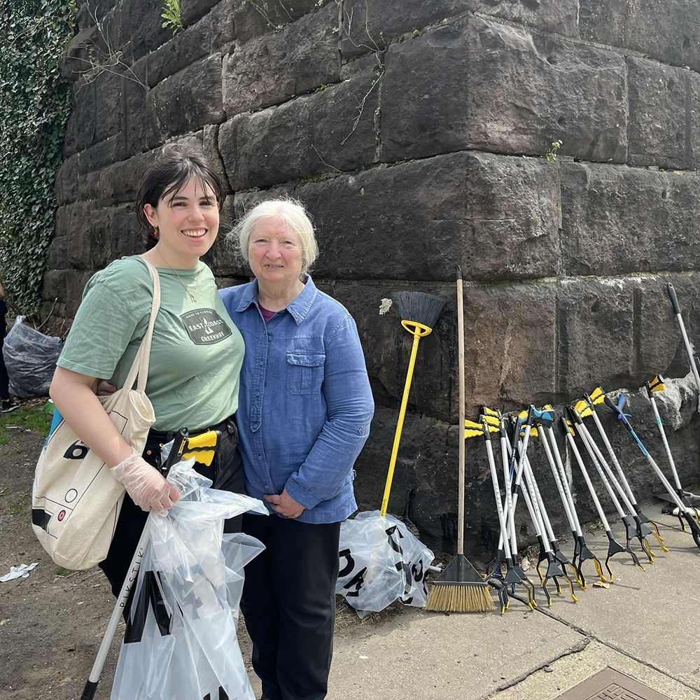 Clean up on the Embankment in New Jersey