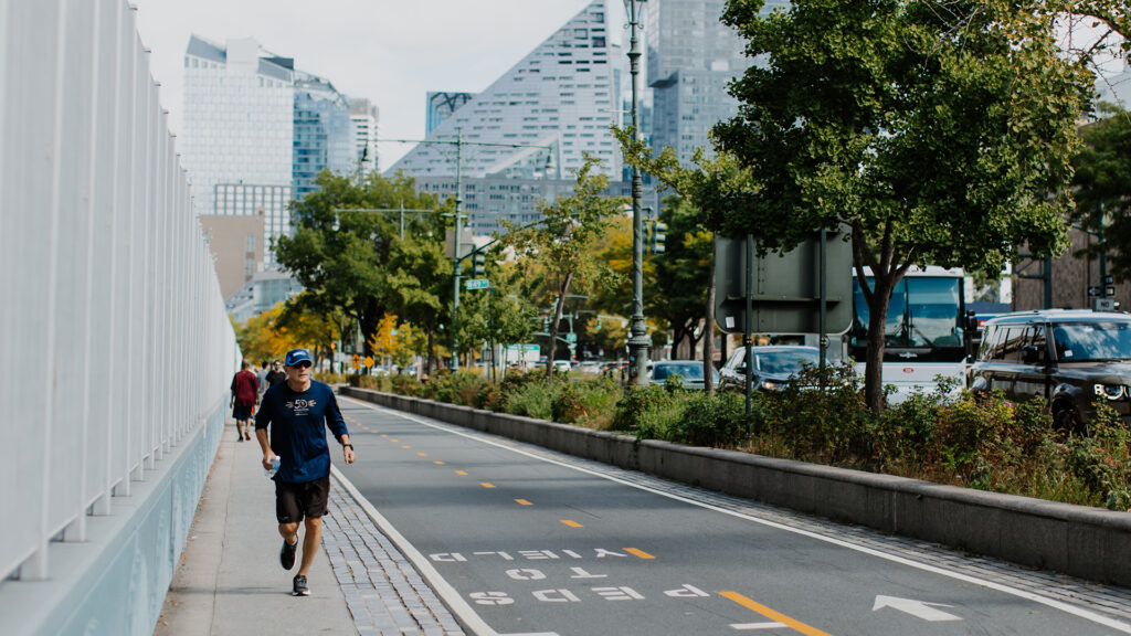 Hudson River running