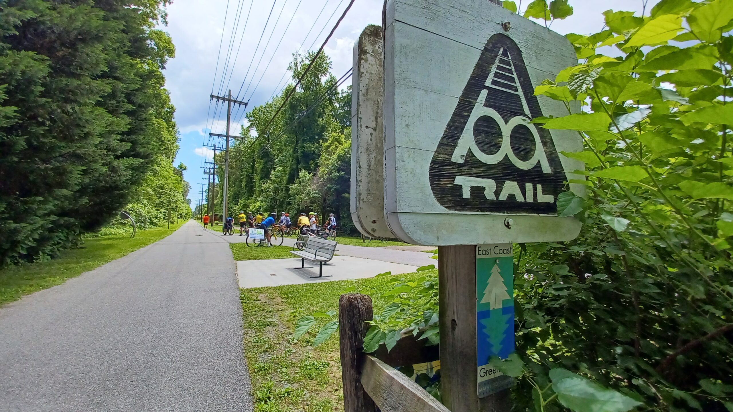 B&A Trail sign