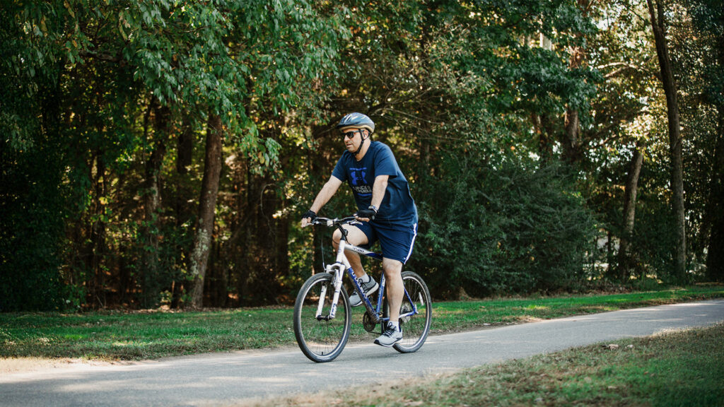 On the East Coast Greenway in Cary, North Carolina