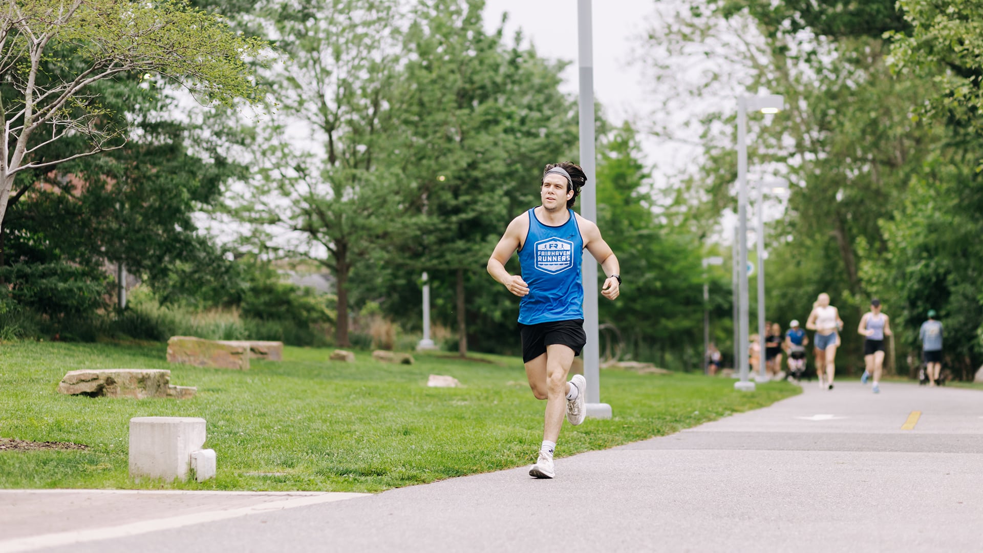 Runner on Schuylkill Banks in Philadelphia