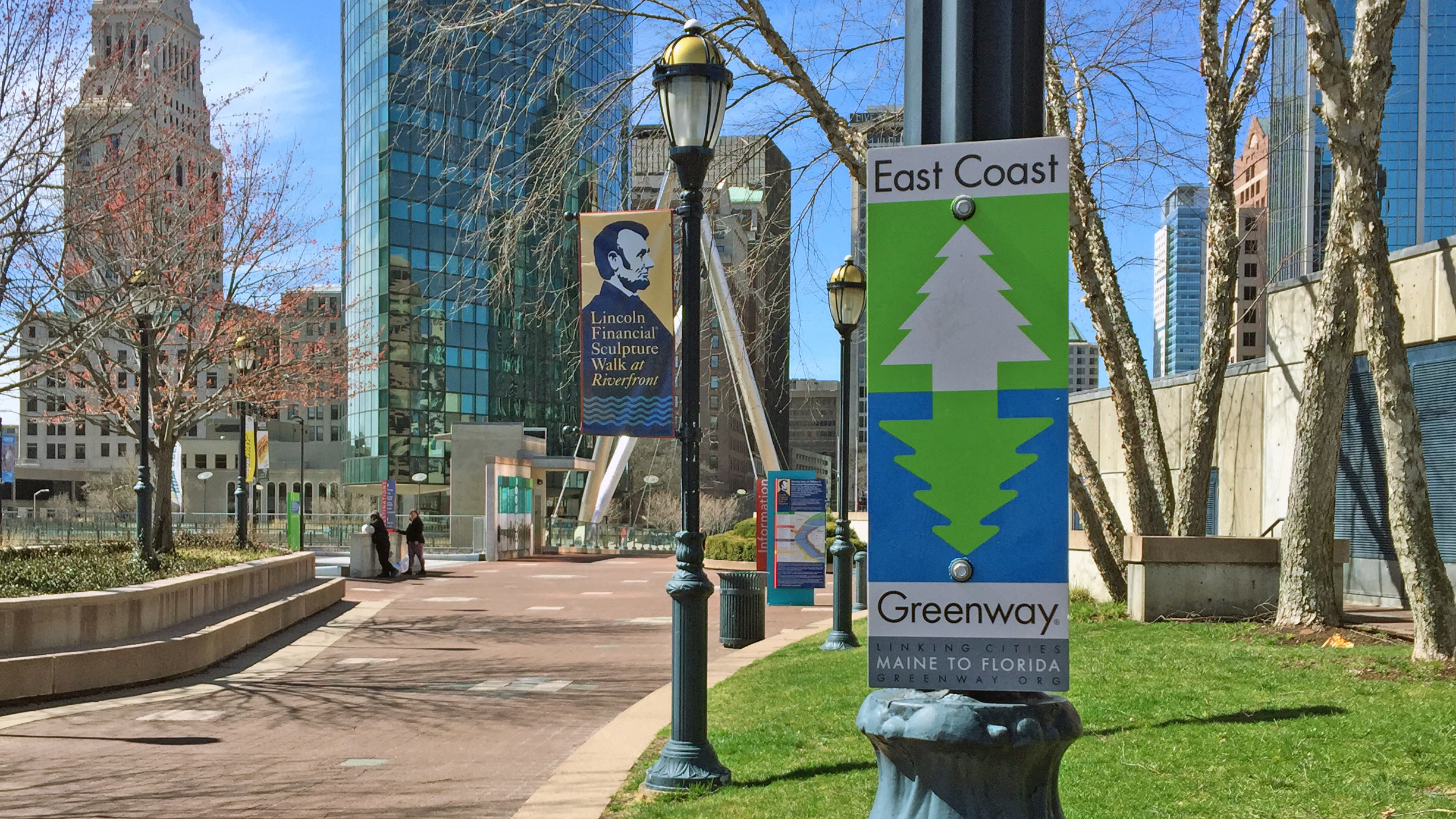 Greenway sign Hartford CT