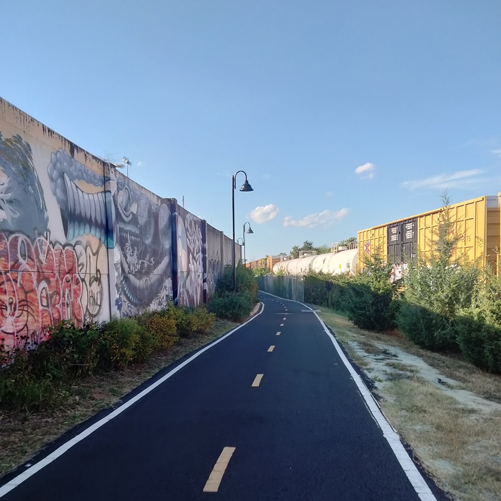 View of Met Branch Trail in DC