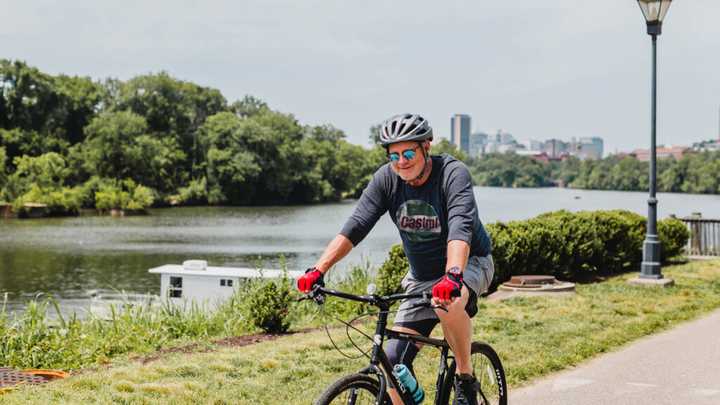 Virginia Capital Trail biking