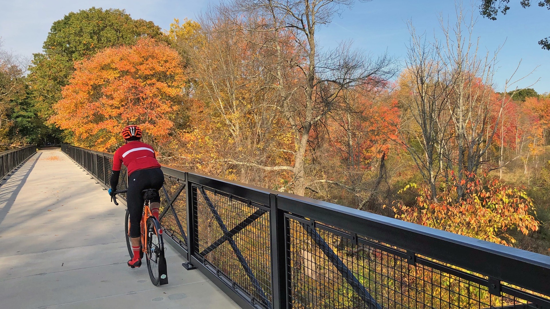 holliston rail trail bridge MA