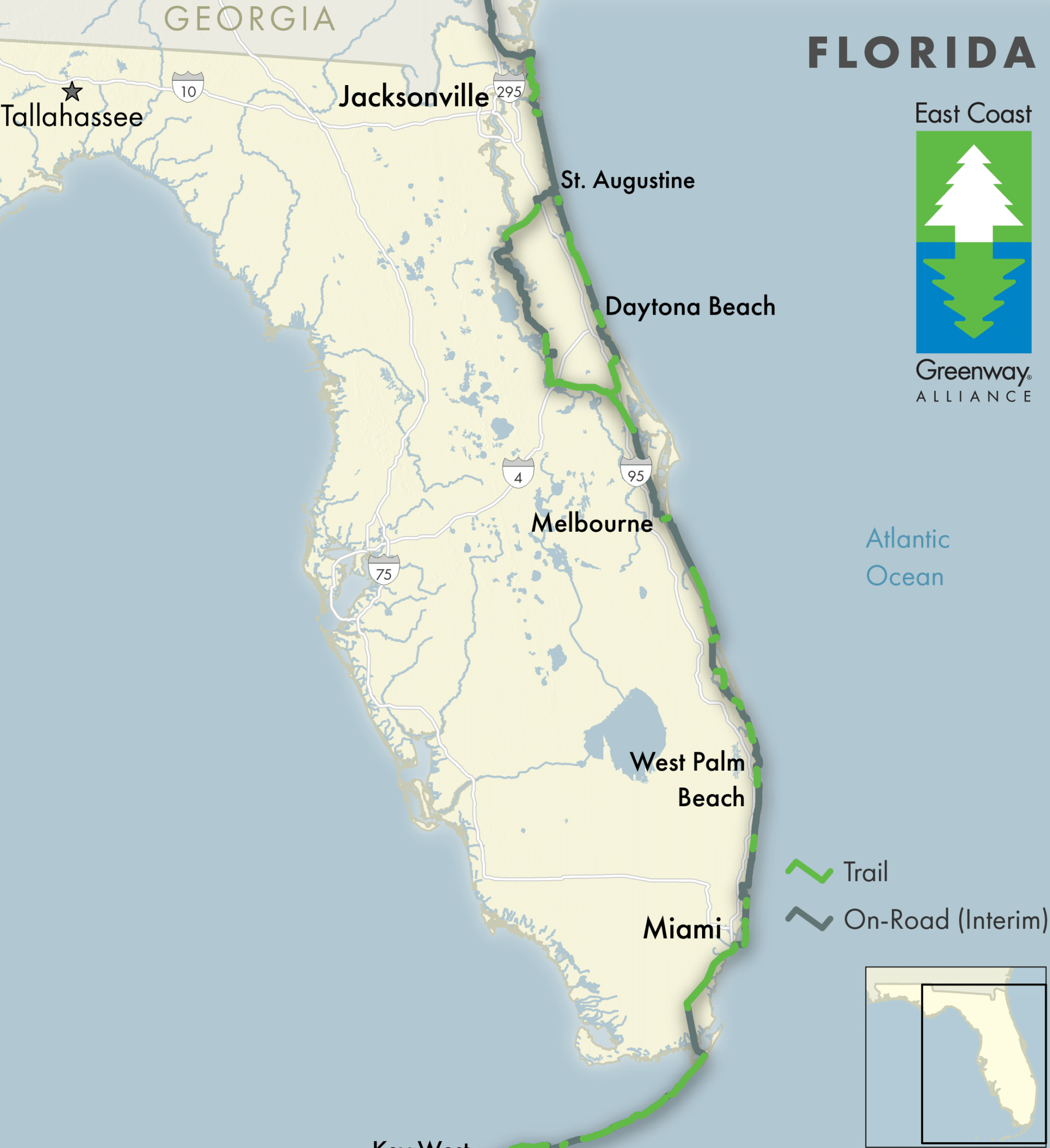 Florida Greenway Map