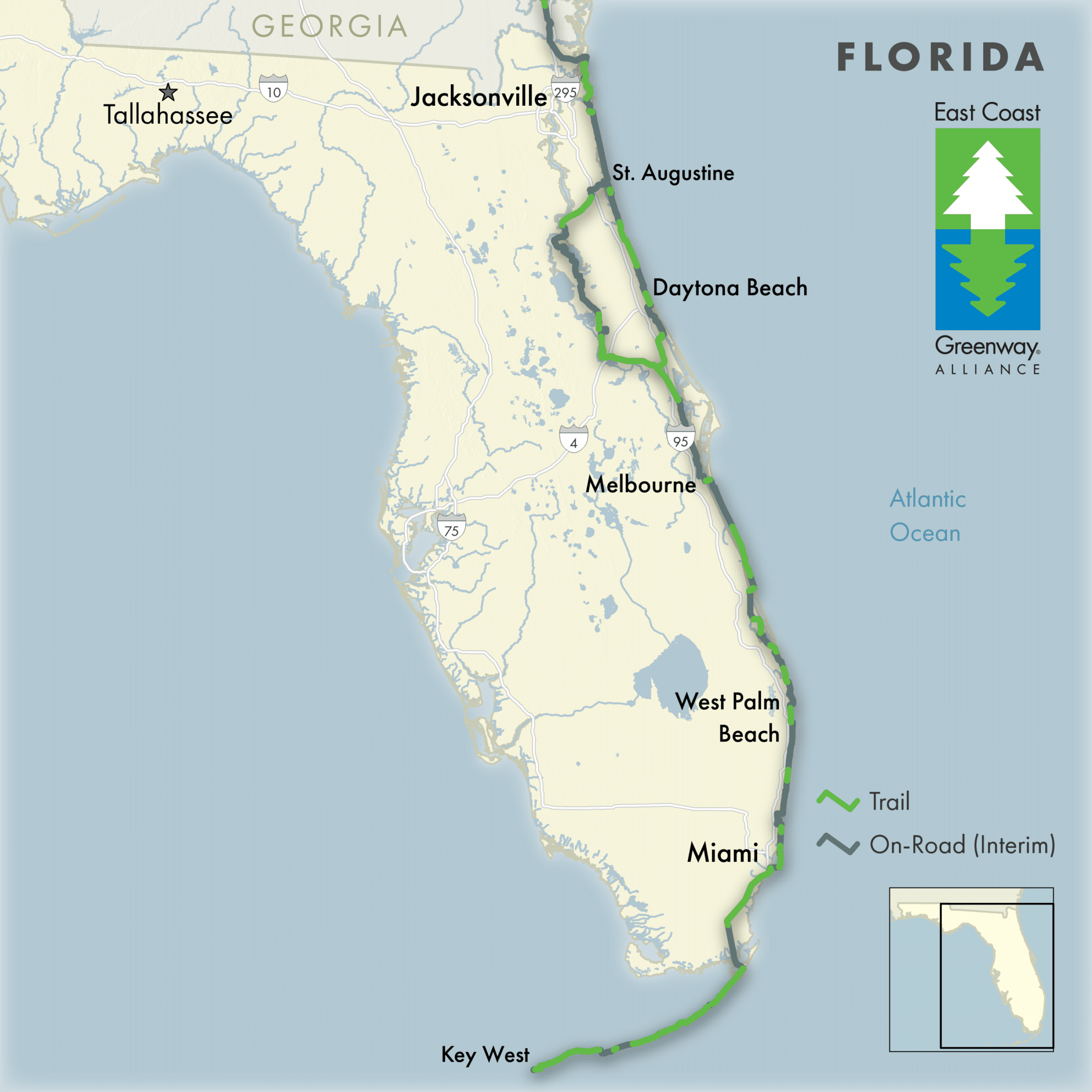Florida Greenway Map