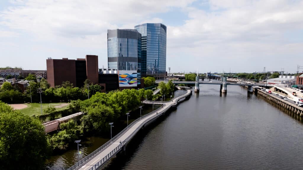 Philadelphia’s Schuylkill River Trail, one of the East Coast Greenway’s most iconic segments